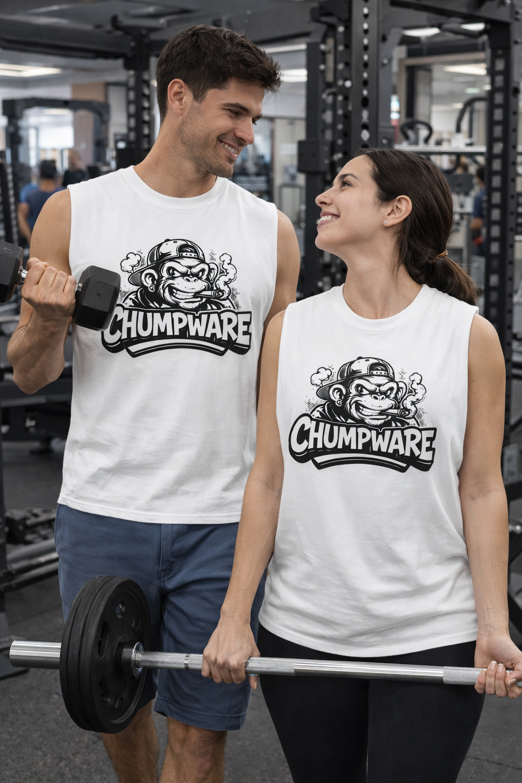 Chumpware Monkey Mark Sleeveless Muscle Shirt